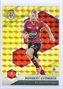 2021-22 Panini Mosaic Serie A NORBERT GYOMBER Gold Prizm Salernitana 6/10