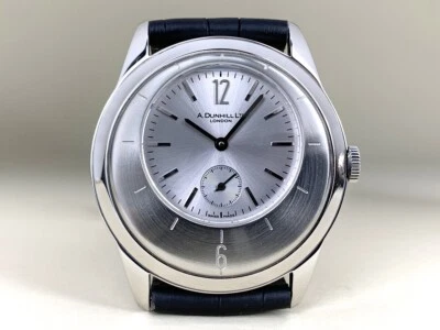 *Raro* Reloj mecánico para hombre Alfred Dunhill x Centric con correa de cuero negro Foto 1 de 4