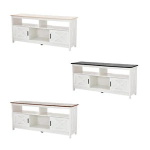 TV Stand for 65 inch TV Entertainment Center Media Console w/ Storage Cabinets - Picture 1 of 28