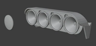 2x Rampa Luz Lancia Delta Modelo Accesorios 1/43 Foto 1 de 4