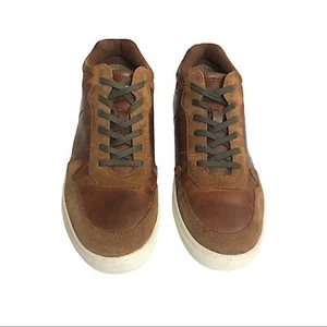 Men Ankle Boot by Four Brothers Lace Up Sneaker Casual Leather Shoes Size 10.5 - Picture 1 of 10