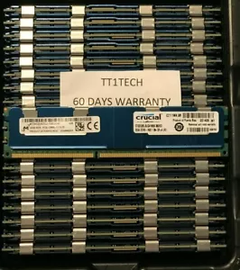 MICRON 32GB(1x32GB) 4Rx4 PC3L-12800L 1.35V MEMORY MT72KSZS4G72LZ-1G6E2A7BE 20pc - Picture 1 of 1