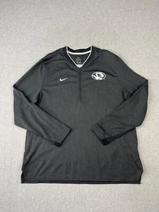 Maglione University of Missouri Tigers Uomo 2XL Nero Mizzou Team Emesso 1/4 Zip - Foto 1 di 10