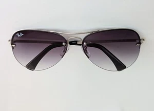 Ray-Ban Designer Sunglasses RB3449 003/8G Semi Rimless Gradient -Top Quality! - Picture 1 of 12