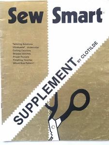 Clotilde SEW SMART 1984 32pg Anleitungsheft Schneiderei Ultrasuede Taschen + - Bild 1 von 6