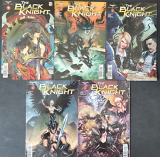 THE BLACK KNIGHT #1-5 (2018) ZENESCOPE COMICS FULL COMPLETE SERIES! VARIANTS