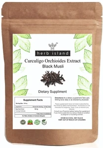 Schwarzer Musli Extrakt Curculigo orchioides 100% Bio & hochwertigstes Pulver - Bild 1 von 2