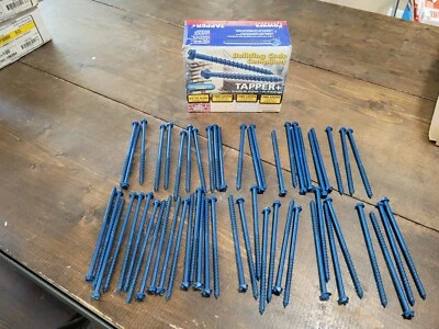 Powers Screw Anchors Fastener Tapper+ 2734SD 1/4" x 5" Flat Head 55 COUNT  - Image 1 of 4