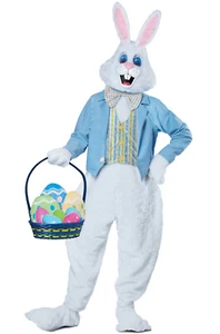Deluxe Easter Bunny Mascot Adult Costume - Picture 1 of 1