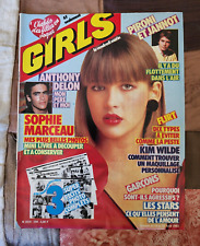 Girls Magazine N° 190 Aout 1983 / Sophie Marceau, Kim Wilde