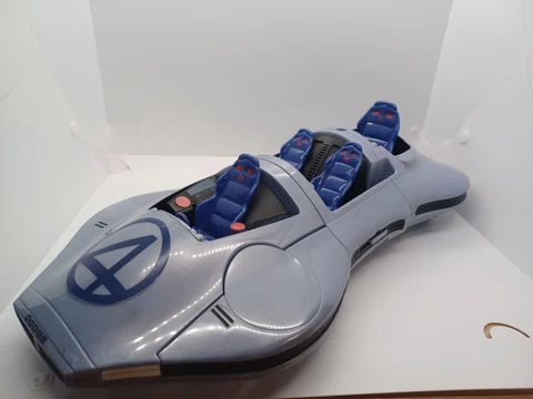 Marvel Fantastic Four Fantasticar 2007 Hasbro Car Vehicle 3 in 1 USED Cover