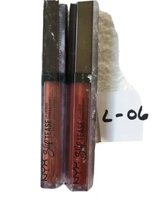 NYX Slip Tease Lip Laquer Gloss Lot Of 2 STLL19 17 Sandalwood Spiced Spell - Picture 1 of 1