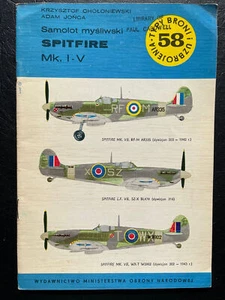 TBIU 58 SUPERMARINE SPITFIRE Mk.I Mk.V WW2 RAF FIGHTER COMMAND COMMONWEALTH AF - Picture 1 of 1