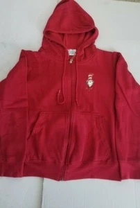 THE CAT IN THE HAT SWEATSHIRT HOODIE FULL ZIP SIZE MEDIUM WITH LOGO 55219 VTG - Bild 1 von 10