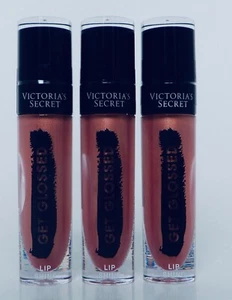 3 VICTORIA'S SECRET GET GLOSSED ORO ROSA METÁLICO ROSA CLARO BRILLO BRILLO BRILLO LABIAL   - Imagen 1 de 3