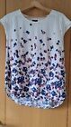 Joules Floral Top Blouse Size 10  T_Rose