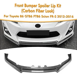 Front Bumper Spoiler Lip Body Kit For Toyota 86 GT86 FT86 Scion FR-S 2012-2016 - Bild 1 von 9