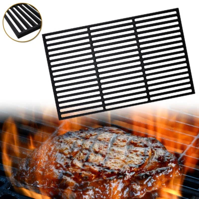 BBQ Grillrost Gußeisen Grillgitter eckig Gussrost Grillaufsatz Rechteckig Fest - Bild 1 von 4