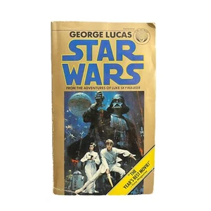 Star Wars By George Lucas (Del Rey Books) Vintage 1977 Paperback Great Condition - Imagen 1 de 5