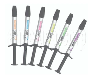 Dental Light-Cure Rainbow Flowable Composite | 1x Syringe 1g | Cerkamed - Picture 1 of 7
