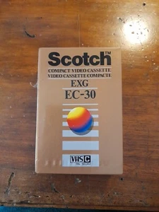 CASSETTE VIDEO VHS SCOTCH EXG EC-30 ( CASSETTE VIDEO VHS VIERGE NEUVE ) - Foto 1 di 3