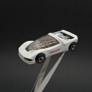 1/57 Matchbox PEUGEOT QUASAR 1986 WHITE Diecast RACE CAR Toy Car Model Vintage - Picture 1 of 6