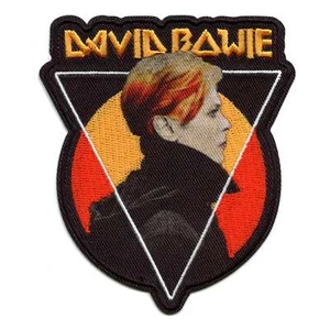 David Bowie Patch Triangle Sun Embroidered Iron On - Picture 1 of 2