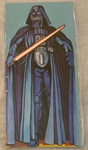 NOS Vintage 1977 Star Wars Birthday Card Darth Vader 10x5 Inches Envelope SEALED - Picture 1 of 4