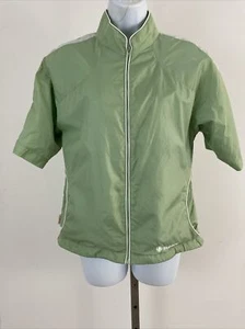 SUNICE "Weather" Women's Short Sleeve Zip Close Jacket In Lt. Green Sz S - Picture 1 of 6