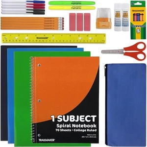 Back to School Supplies Bundle Pack 30 Piece for Girls & Boys - Picture 1 of 7
