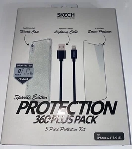 Protective kit for Iphone 6 - Inc Sparkle case, screen protector, USB Cable - Picture 1 of 2