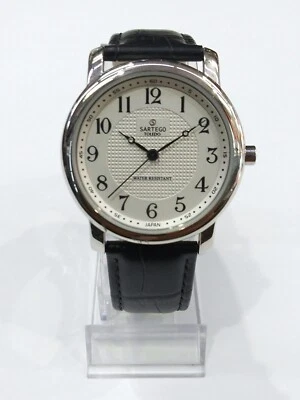 SARTEGO Toledo Men's Genuine Crocodile Leather Japan Quartz Watch SEN554B - Image 1 of 4