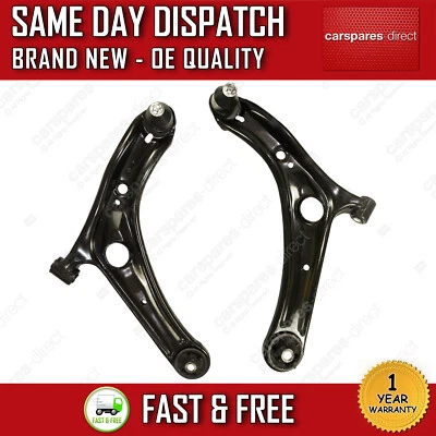TOYOTA YARIS VERSO FRONT LOWER CONTROL SUSPENSION ARM WISHBONE PAIR KIT X2 - Image 1 of 3