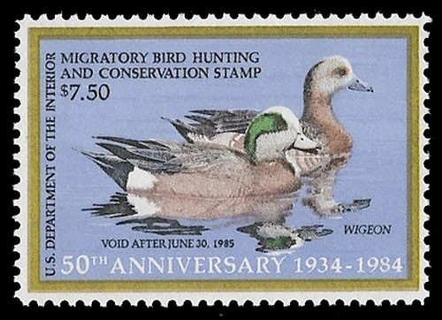 RW51x — 1984 Federal Duck Special Commemorative issue with PFC - Image 1 of 2