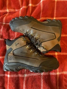 Wolverine Spencer Mens Leather Hiking Boots Waterproof Nubuck & Nylon Size 9M - Picture 1 of 14