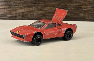 Majorette编号 211 法拉利 GTO 1: 56 压铸红色开口罩开放式玩具 — 第 1/4 张图片