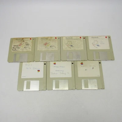 Macintosh 3.5" MacWrite MacPaint Guided Tour Floppy Disks Apple Assorted Set - Image 1 of 4