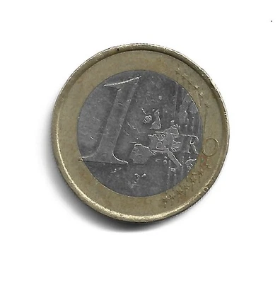 Monedas del Mundo - Alemania 1 Euro 2002 F Moneda KM# 213 Foto 1 de 3