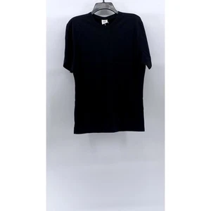REIGNING CHAMP Men’s Black Solid Slim-Fit Crewneck Short Sleeve T-Shirt SZ M - Picture 1 of 12