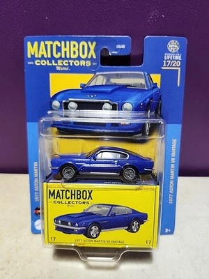 2024 Matchbox Collectors 1977 Aston Martin V8 Vantage Blue 17/20 1:64 GBJ48 - Image 1 of 2