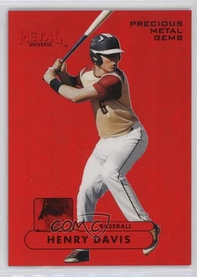 2022 Skybox Metal Universe Champions Red PMG /100 Henry Davis #RMUC-14 - Image 1 of 2