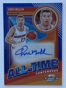 2023-24 Contenders Optic Chris Mullin #AT-MLN ALL-Time Blue Auto /75 Warriors - Picture 1 of 2