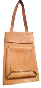 SOFFIO ITALIENISCHE BRAUNE LEDER MACBOOK IPAD SCHULTERTASCHE RUCKSACK LAPTOP HÜLLE - Bild 1 von 14