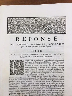 Sorcellerie en 1731 Exorcisme Diable Démon Loudun Aix Ollioules Sorcier Cadière - Photo 1/4