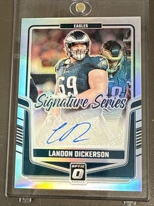Optic Landon Dickerson #SSH-LDN Signature Series Silver Prizm Auto 2024 - Imagen 1 de 10