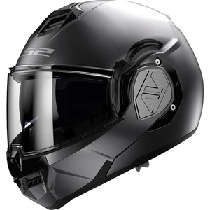 Motorrad Helm M - LS2 Advant Solid FF906 Klapphelm mit Sonnenblende titan matt - Bild 1 von 3