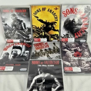 SONS OF ANARCHY Complete Series DVD 30 Discs Seasons 1-7 Region 4 Ron Perlman - Picture 1 of 10