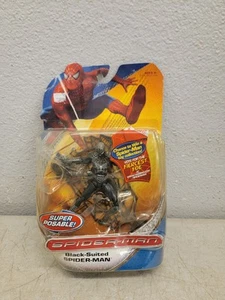 Figura de acción Spider-Man traje negro Spider-Man 2007 tela colgante de pared - Imagen 1 de 16