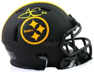 James Conner Autographed Pittsburgh Steelers Eclipse Mini Helmet - Fanatics Auth - Picture 1 of 7