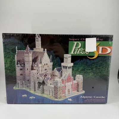 Puzzle 3D Alpine Castle 1000 Piezas Super Desafiante 1994 Nuevo/Sellado Foto 1 de 3